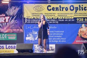 La joven Oneida Rodríguez gana el I Festival de la Canción de Melenara (Foto Francisco Javier Santana)